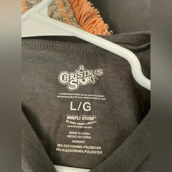 A Christmas Story Mens Ralphie Pink Nightmare Sleepwear Pajama Set size L - Picture 3 of 9